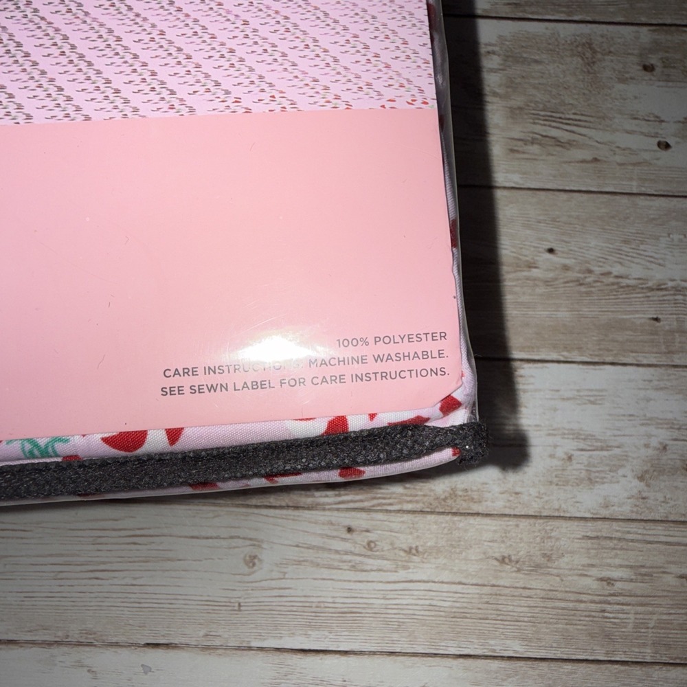 Juicy‎ Couture Queen Sheet Set Pink Candy Cane Heart Monogram 6 Piece New - Picture 4 of 8